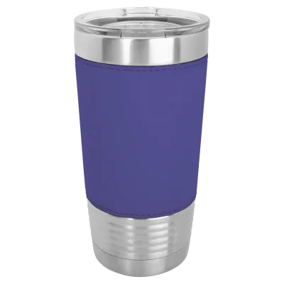 一箱24個 20 oz 仿皮保溫杯，不鏽鋼保溫 + 杯蓋