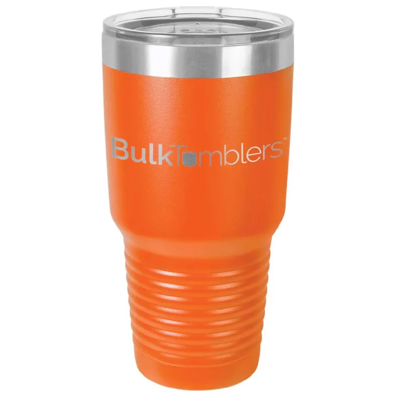 SALE - Bulk Wholesale Personalized Laser Engraved or Full Color Print Stainless Steel Vacuum Insulated Tumblers - As Low As $13.50 each
