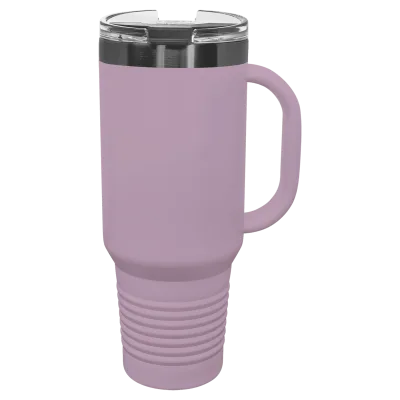 Mug de voyage Black Ghost Polar Camel 40 oz avec poignée, paille incluse