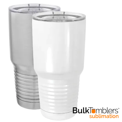 Gobelet isotherme 30 oz en acier inoxydable SUBLIMATION vierge avec couvercle SureGrip