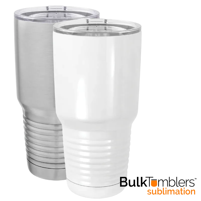 Gobelet isotherme 30 oz en acier inoxydable SUBLIMATION vierge avec couvercle SureGrip