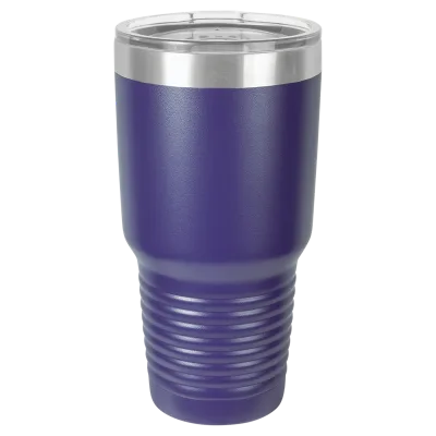 30 oz Promo personlig tumbler - 16 farver - logo laserskåret på isoleret rustfrit stål + låg