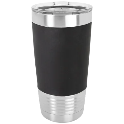 Blank 20 oz silikontermos, isolert rustfritt stål + lokk