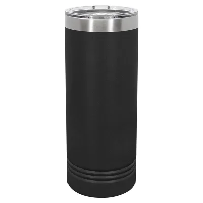 22 oz スキニー ステンレススチール 断熱 SureGrip タンブラー、ブランク、Polar Camel 蓋
