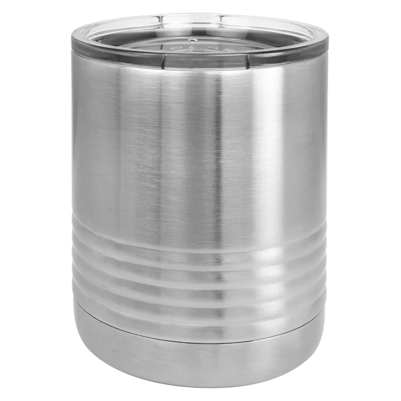 Caja de 24 vasos lowball highball de 10 oz en acero inoxidable aislado tipo rocks con tapa