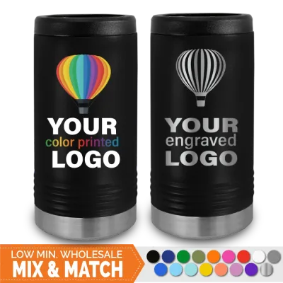 12 oz isoleret slim seltzer-dåseholder - Mix & Match - Engros personligt graveret eller fuldfarveprintet logo