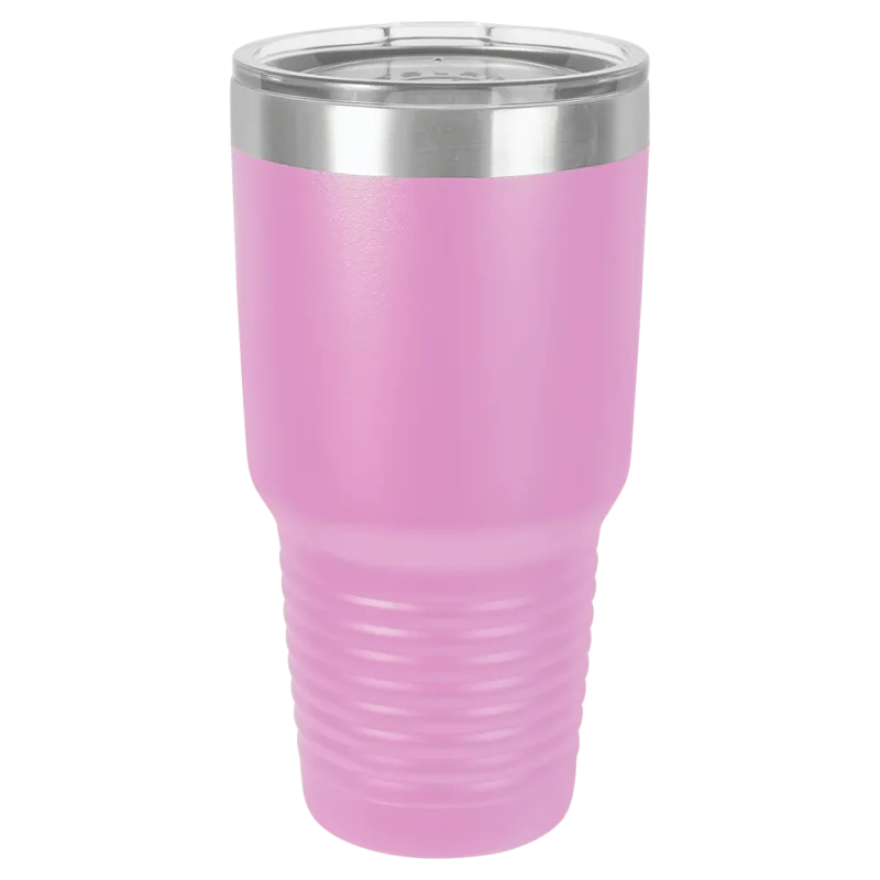 30 oz Promo personlig tumbler - 16 farver - logo laserskåret på isoleret rustfrit stål + låg