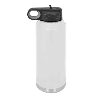 12本入り - 32 oz ステンレススチール パウダーコート 無地 断熱 スポーツ ウォーターボトル Polar Camel