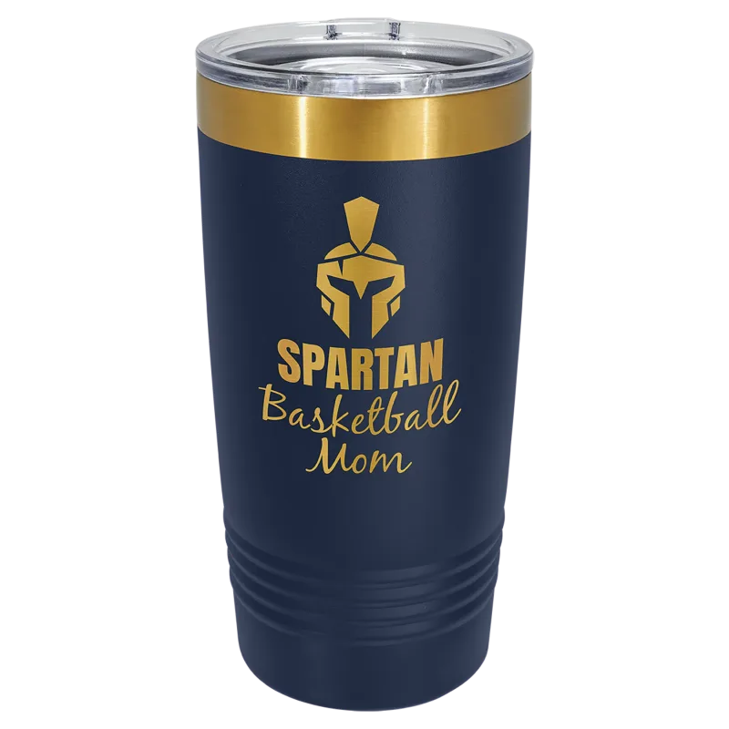 Copos Polar Camel de 20 oz com banho de iões de ouro