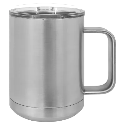 15 oz kaffekrus SUBLIMASJON i rustfritt stål, isolert termokrus med lokk
