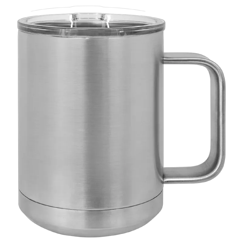 15 oz coffee mug SUBLIMATION Stainless Steel Blank Insulated Tumbler with Lid