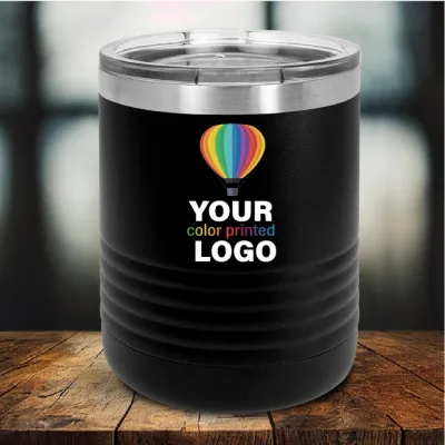 Tumbler Lowball 10 oz -Mix & Match- Grosir Massal dengan Logo Ukir Personal atau Cetak Warna Penuh