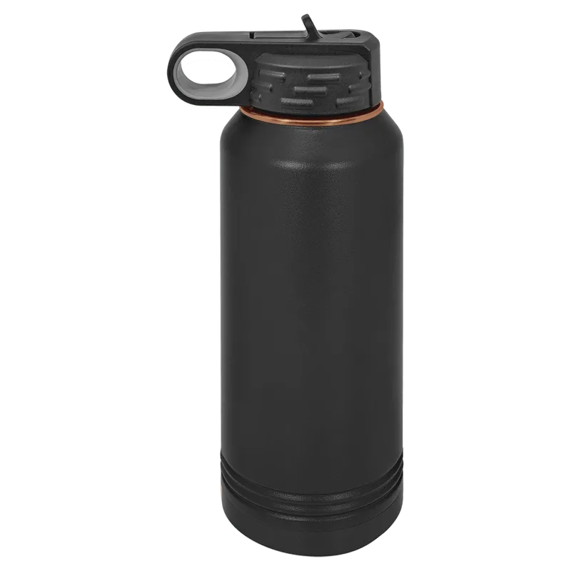 銅離子電鍍 32 oz 不鏽鋼粉末塗層空白保溫運動水樽 Polar Camel