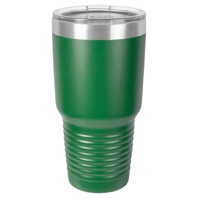 30 oz Promo personlig tumbler - 16 farver - logo laserskåret på isoleret rustfrit stål + låg