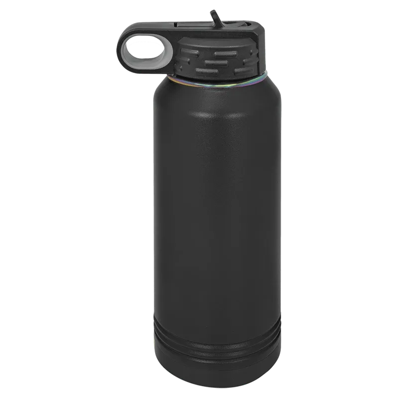 彩虹棱鏡離子電鍍 32 oz 不鏽鋼粉末塗層保溫運動水樽 Polar Camel