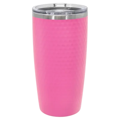 20 oz Golf Ball Dimple -muki – ruostumaton teräs, eristetty matkamuki
